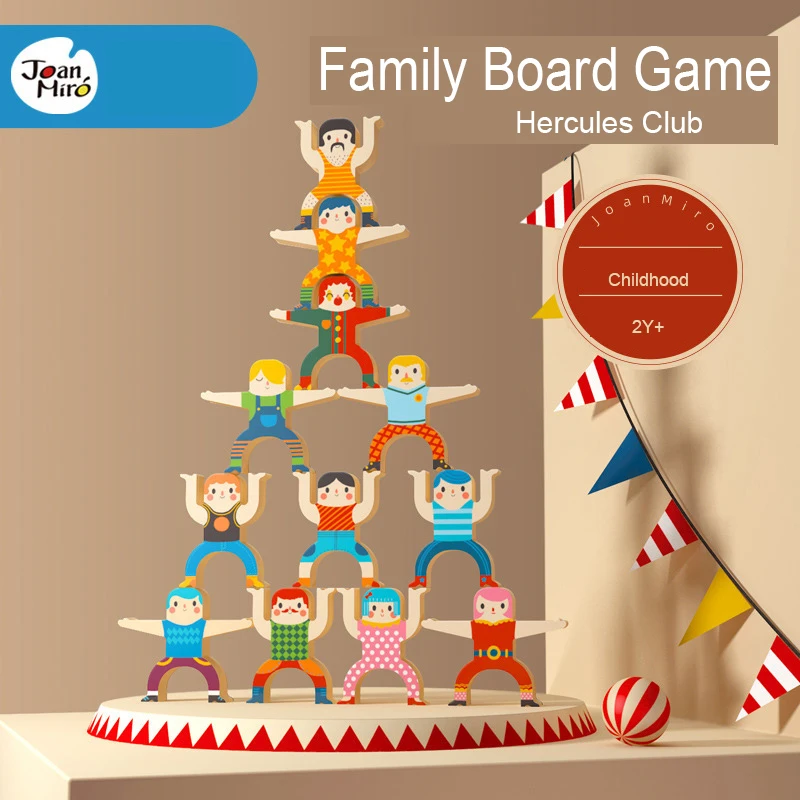 Wooden Balance Toys Hercules Stacking Blocks Children Building Blocks Family Stacking Domino Board Game Baby Kids Gift 2Y+
Wooden Balance Toys Hercules Stacking Blocks Children Building Blocks Family Stacking Domino Board Game Baby Kids Gift 2Y+