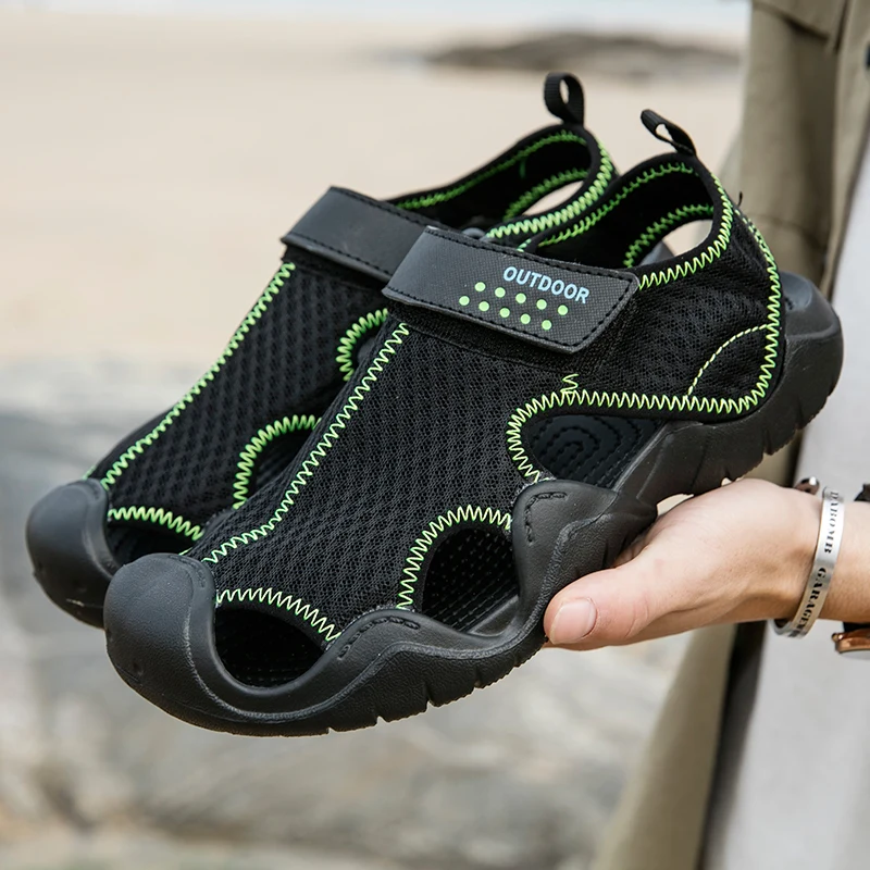 Men's Outdoor Hiking Sandals Lightweight Athletic Trail Sport Sandals Men Quick Drying Beach Tennis Sneakers Breathable Mesh
Men's Outdoor Hiking Sandals Lightweight Athletic Trail Sport Sandals Men Quick Drying Beach Tennis Sneakers Breathable Mesh