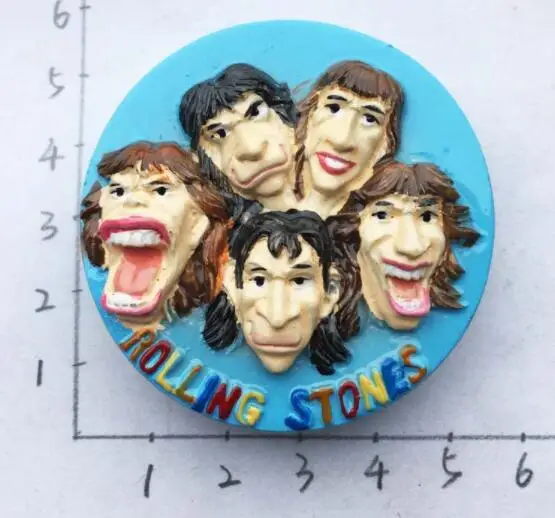 British rock band Rolling Stones Q version of the three-dimensional creative travel souvenir magnetic stickers refrigerator
British rock band Rolling Stones Q version of the three-dimensional creative travel souvenir magnetic stickers refrigerator