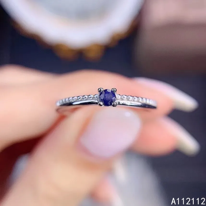 Fine Jewelry 925 Sterling Silver Inlaid With Natural Gemstone Popular Fashion Round Sapphire Women's OL Style Ring Support Detec
Fine Jewelry 925 Sterling Silver Inlaid With Natural Gemstone Popular Fashion Round Sapphire Women's OL Style Ring Support Detec