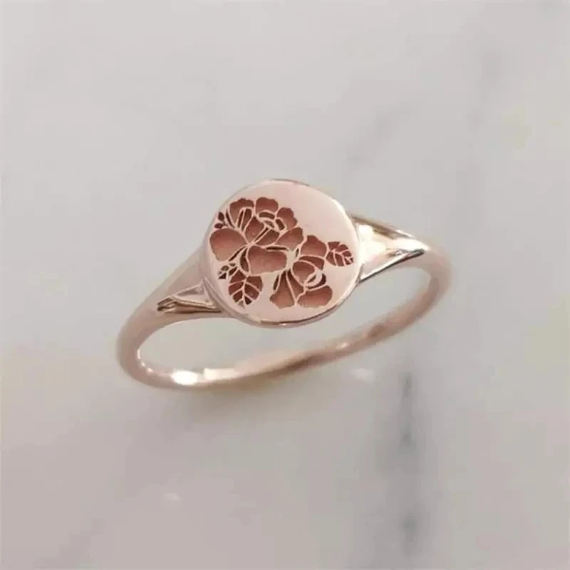 Light Luxury Fresh Style Flower Pattern Gold Women Rings Wedding Engagement Ring Banquet Party Gifts
Light Luxury Fresh Style Flower Pattern Gold Women Rings Wedding Engagement Ring Banquet Party Gifts