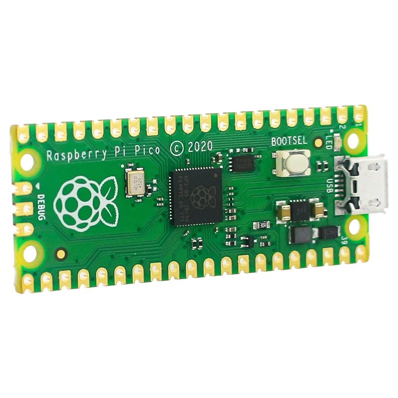 Чип микроконтроллера Raspberry Pi Pico RP2040, двухъядерный процессор Arm Cortex M0 +, микрокомпьютеры с низким энергопотреблением
Чип микроконтроллера Raspberry Pi Pico RP2040, двухъядерный процессор Arm Cortex M0 +, микрокомпьютеры с низким энергопотреблением