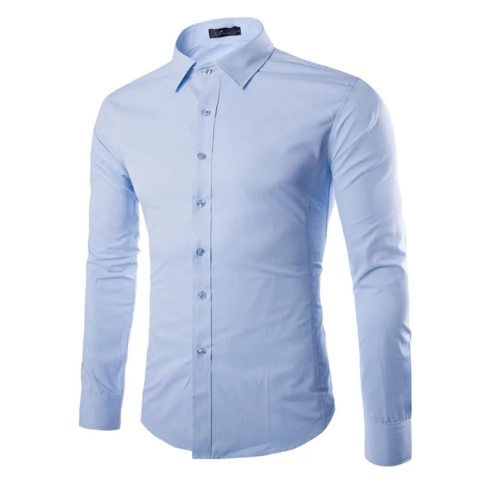 Mens Shirts Autumn Spring Men Clothing Fashion Long Sleeve Shirt Basics Business Shirts camisas para hombre
Mens Shirts Autumn Spring Men Clothing Fashion Long Sleeve Shirt Basics Business Shirts camisas para hombre
