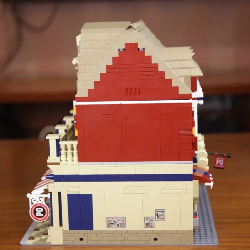 New DIY Light Version The Post Office Corner Hotel Bakery and Barber Shop Cities Street View Building Blocks Bricks Toy for Kids
New DIY Light Version The Post Office Corner Hotel Bakery and Barber Shop Cities Street View Building Blocks Bricks Toy for Kids