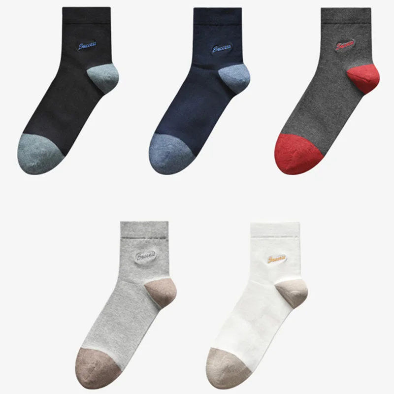 LKWDer 2 Pairs/lot Solid Color Breand Cotton Socks Men Business Casual Spring Autumn Anti-bacterial Deodorant Comfortable Socks
LKWDer 2 Pairs/lot Solid Color Breand Cotton Socks Men Business Casual Spring Autumn Anti-bacterial Deodorant Comfortable Socks