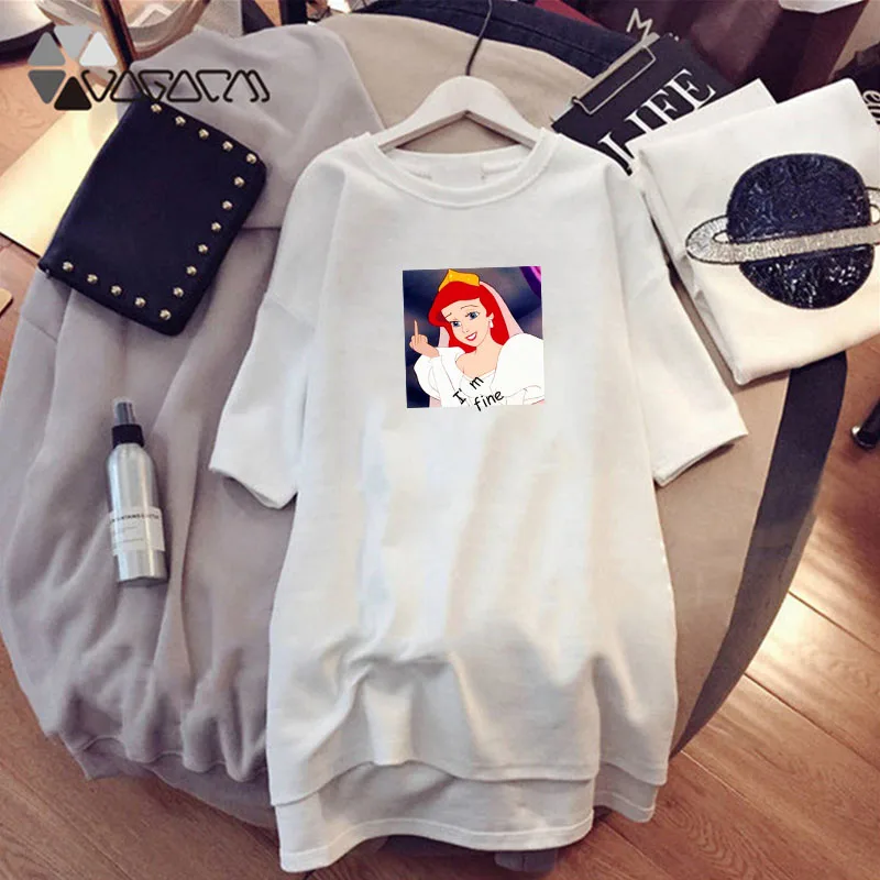 Women Tshirt Dress Summer Funny Princess Short Sleeve White Black Dress Casual Vestidos Party Plus Size Dresses For Women Robes
Women Tshirt Dress Summer Funny Princess Short Sleeve White Black Dress Casual Vestidos Party Plus Size Dresses For Women Robes