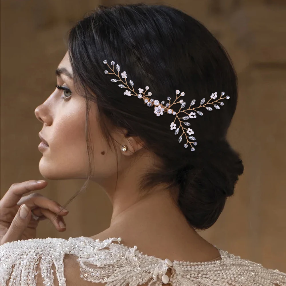 HP22 Flashing Ornaments Rhinestone Pearl Bridal Hair Clip Accessories Jewelry Wedding Elegant Crystal Bride Hair Comb Headwear
HP22 Flashing Ornaments Rhinestone Pearl Bridal Hair Clip Accessories Jewelry Wedding Elegant Crystal Bride Hair Comb Headwear