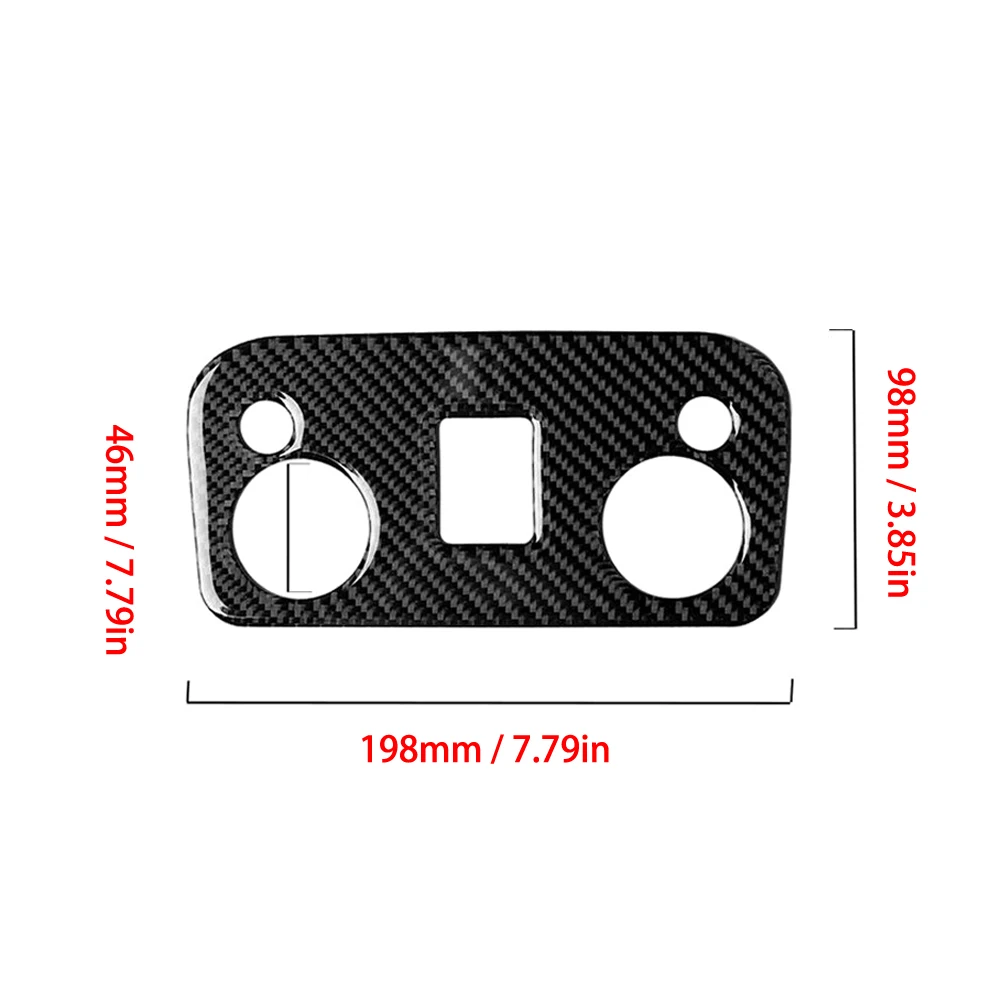 Car Carbon Fiber Inner Roof Reading Light Gloss Black Cover Trim For Ford Mustang 2015 2016 2017 2018 2019
Car Carbon Fiber Inner Roof Reading Light Gloss Black Cover Trim For Ford Mustang 2015 2016 2017 2018 2019
