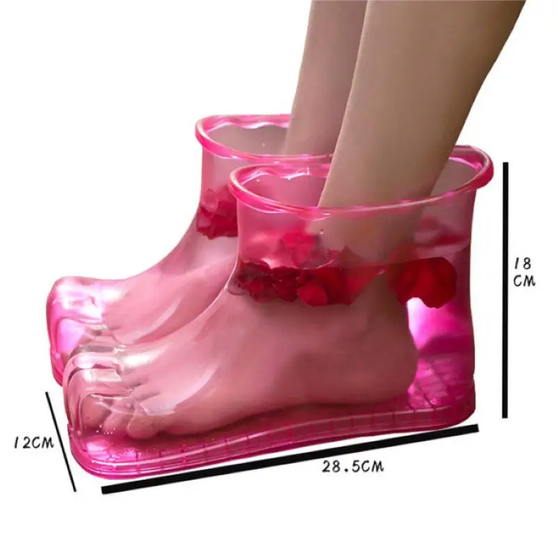 Fashion foot bath massage boots spa home leisure bucket boots foot care hot water foot bath shoes for foot blood circulation
Fashion foot bath massage boots spa home leisure bucket boots foot care hot water foot bath shoes for foot blood circulation
