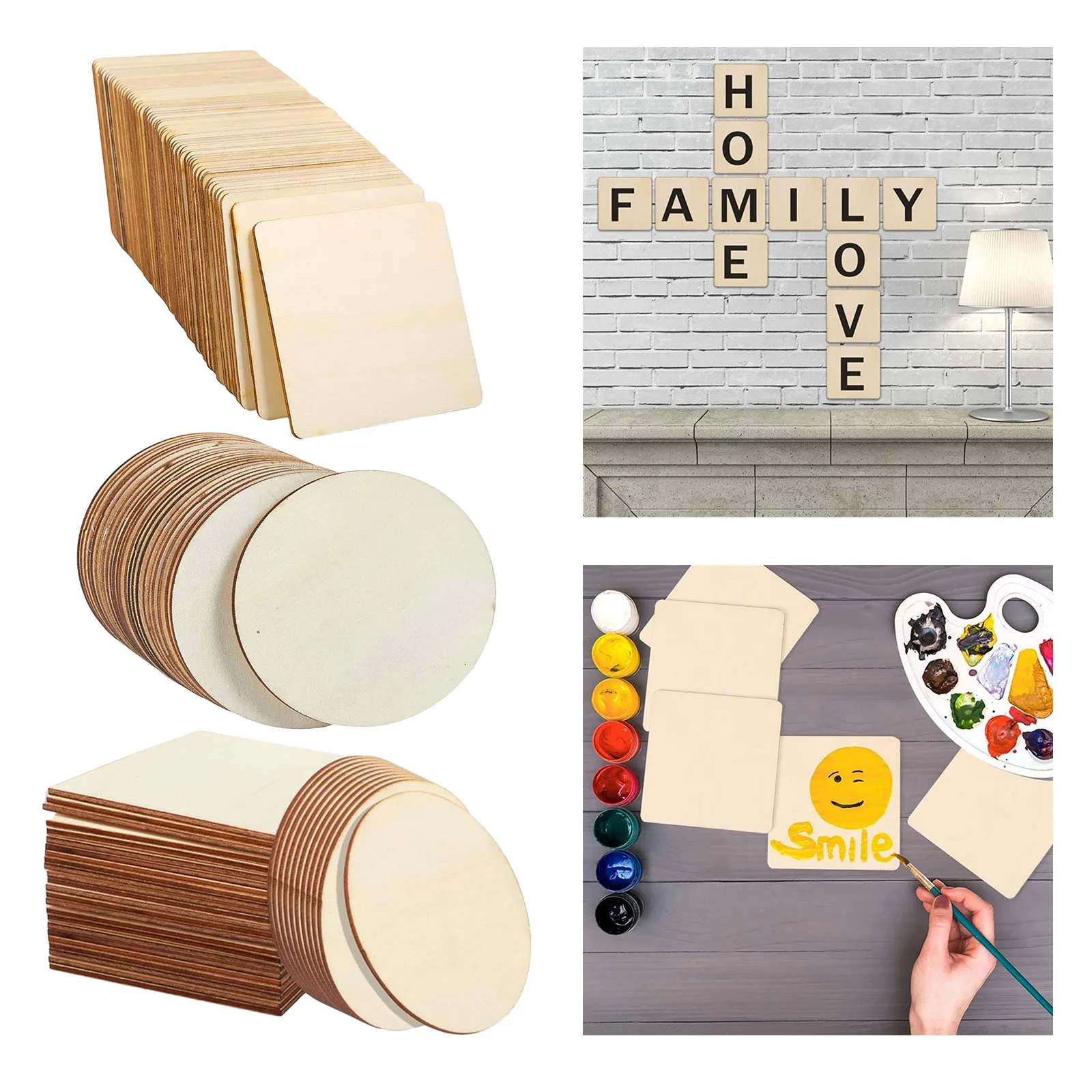 Незавершенные деревянные детали, 4 дюйма, квадратные круги для рукоделия
Незавершенные деревянные детали, 4 дюйма, квадратные круги для рукоделия