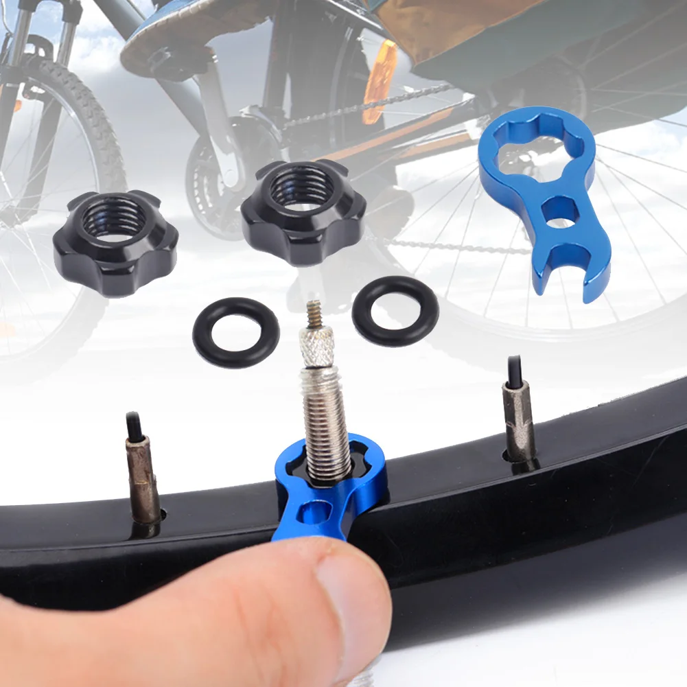 Durable Bicycle Presta Valve Cap Presta Valve Nuts Aluminum Alloy Road Bike MTB Fixed Nut Valve With Wrench Bike Accessories
Durable Bicycle Presta Valve Cap Presta Valve Nuts Aluminum Alloy Road Bike MTB Fixed Nut Valve With Wrench Bike Accessories