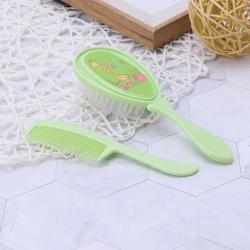 1 Set Baby Comb Brush Nursing Supplies Bathing Washing Hair Soft Bristle Round Tip Safe Head Massage Professional Grooming Care
1 Set Baby Comb Brush Nursing Supplies Bathing Washing Hair Soft Bristle Round Tip Safe Head Massage Professional Grooming Care