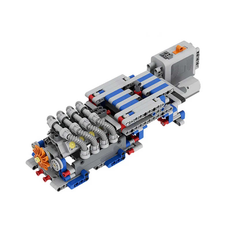NEW MOCs DIY Sets Compatible with Technical 6 Speed Engine Gearbox Sequential Gearbox Building Block Bricks High-Tech Model Toys
NEW MOCs DIY Sets Compatible with Technical 6 Speed Engine Gearbox Sequential Gearbox Building Block Bricks High-Tech Model Toys