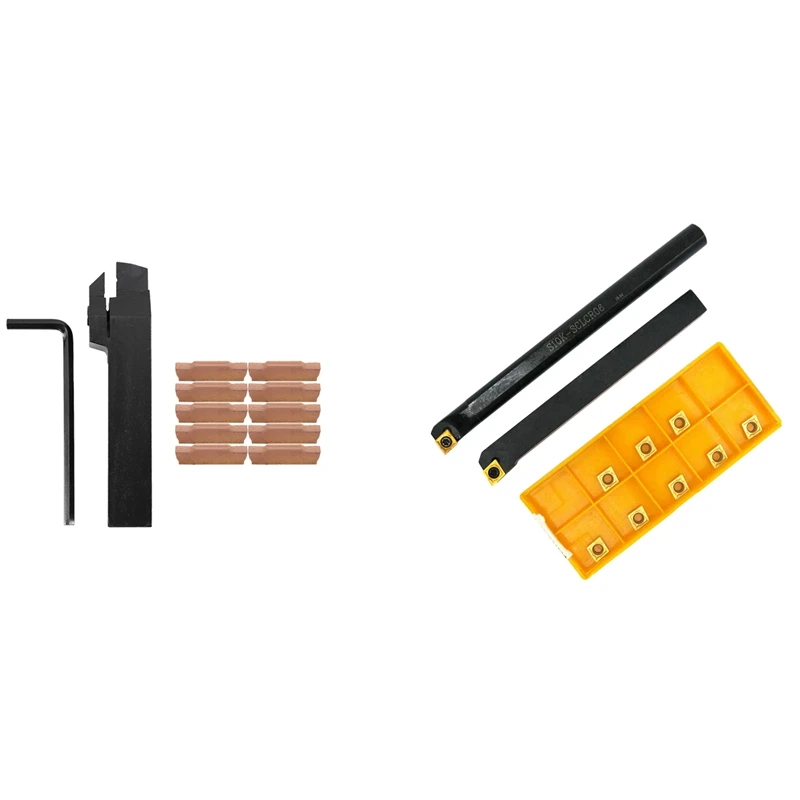 NEW-10x Mgmn300-M Inserts + Mgehr2020-3 Right Hand Toolholder Boring Bar & 1Set SCLCR 1010H06 S10K-SCLCR06 Lathe Tool Holder
NEW-10x Mgmn300-M Inserts + Mgehr2020-3 Right Hand Toolholder Boring Bar & 1Set SCLCR 1010H06 S10K-SCLCR06 Lathe Tool Holder