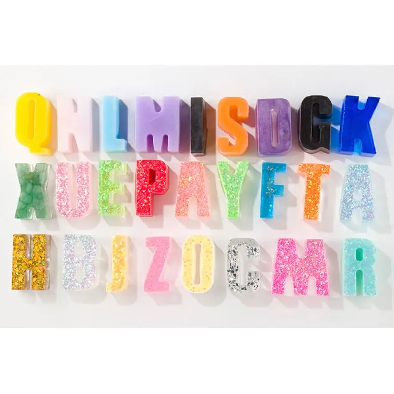 DIY Crystal Glue Mold Capital Letter Mould Mirror Handmade Pendant Creative Jewelry Making Molds
DIY Crystal Glue Mold Capital Letter Mould Mirror Handmade Pendant Creative Jewelry Making Molds