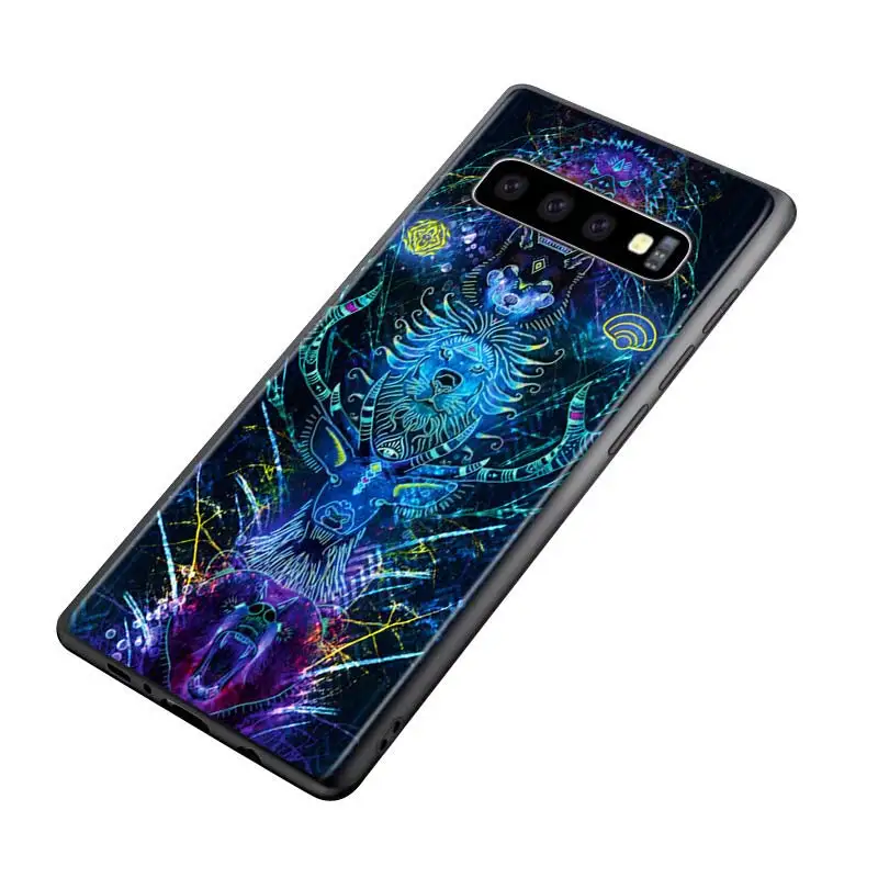 Силиконовый черный чехол крутой Лев тигр обезьяна глаз для Samsung Galaxy Note 10 Pro 9 8 Plus S10