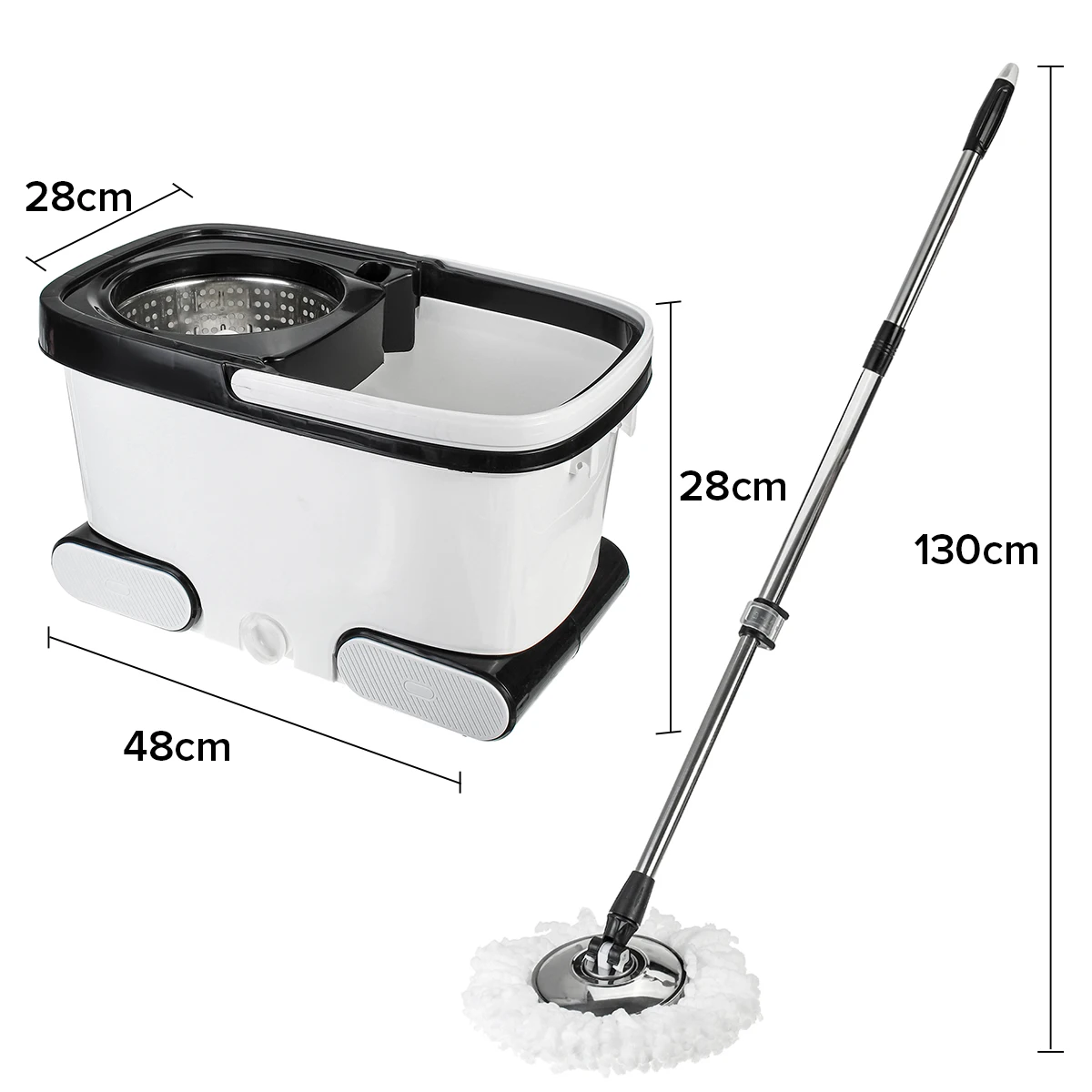 360 Degree Rotatable Automatic drying Mop With Bucket Labor-saving Hands-free Mop Tool For Home Floor Cleaning And Washing
360 Degree Rotatable Automatic drying Mop With Bucket Labor-saving Hands-free Mop Tool For Home Floor Cleaning And Washing