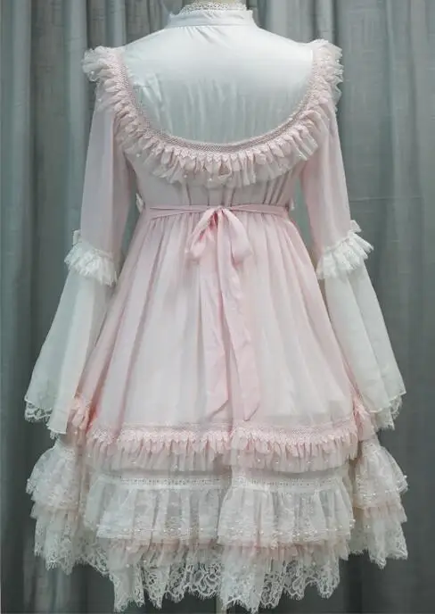 Sweet princess lolita dress stand lace bowknot high waist flare sleeve pearl kawaii dress girl loli cosplay gothic lolita op
Sweet princess lolita dress stand lace bowknot high waist flare sleeve pearl kawaii dress girl loli cosplay gothic lolita op