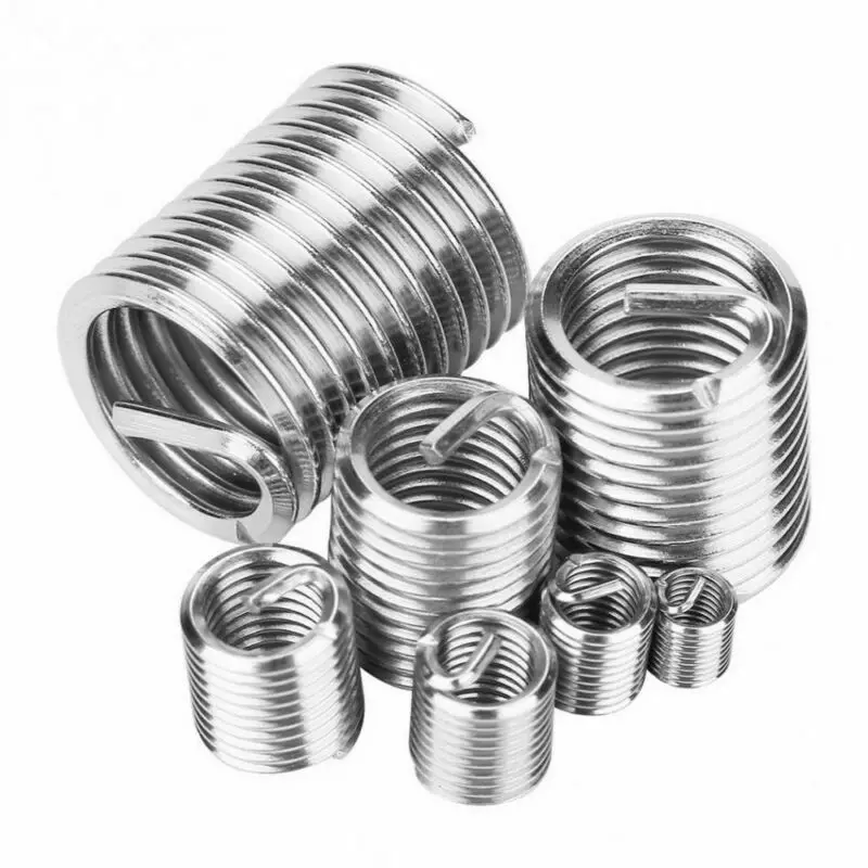 Inserts Thread Repair Metric Silver Tools 120pcs Helicoil Kit Stainless steel Wire
Inserts Thread Repair Metric Silver Tools 120pcs Helicoil Kit Stainless steel Wire