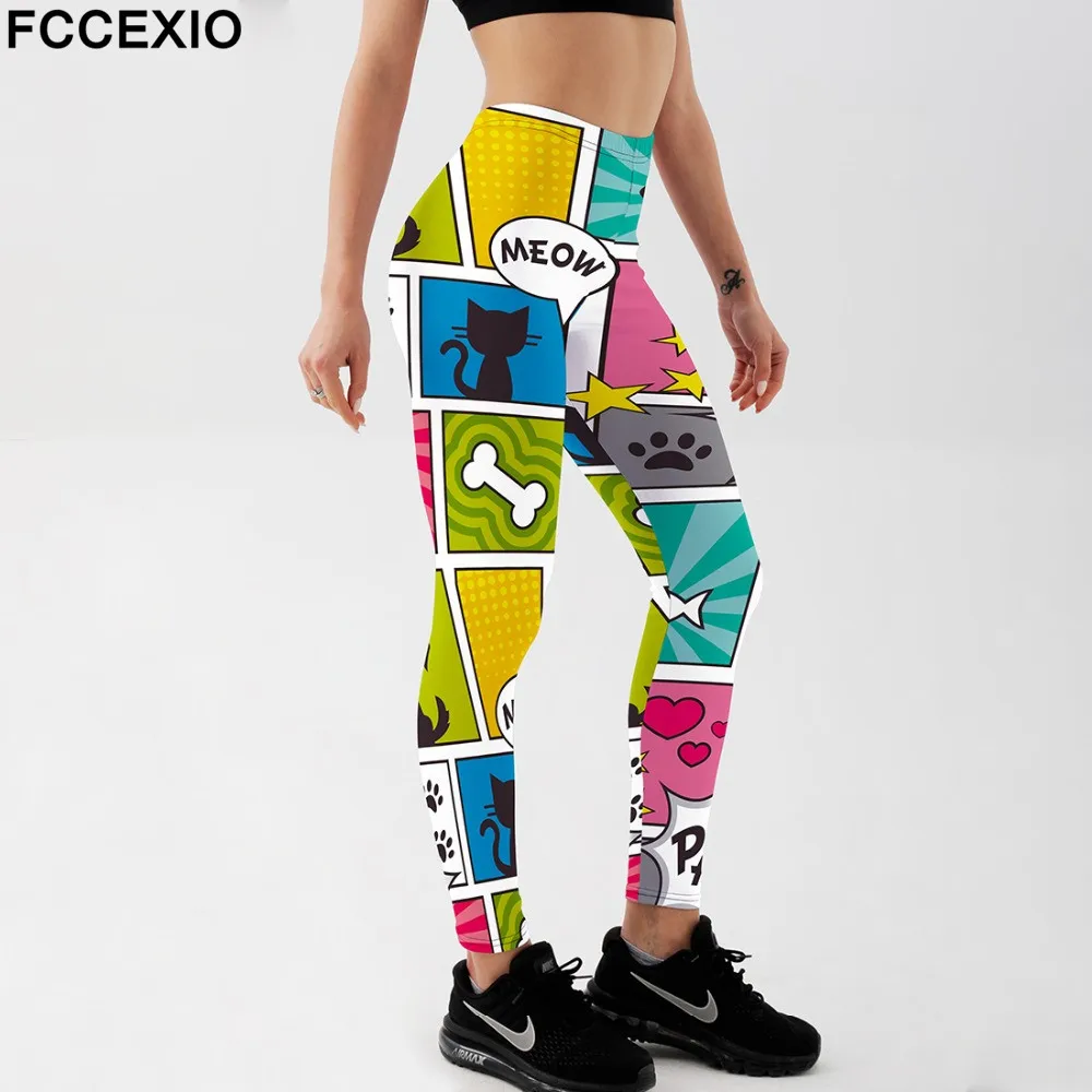 Женские леггинсы FCCEXIO с высокой талией, леггинсы для фитнеса, леггинсы с принтом кошачьих костей, женские брюки, леггинсы для тренировок, обл...
Женские леггинсы FCCEXIO с высокой талией, леггинсы для фитнеса, леггинсы с принтом кошачьих костей, женские брюки, леггинсы для тренировок, обл...