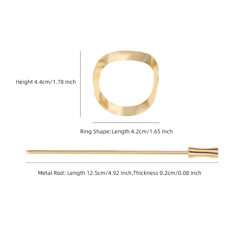 CHIMERA Large Metal Hair Fork Alloy French Hair Styling Pin For Buns Cuff Hair Chopsticks For Women Hair Sticks For Thick Hair
CHIMERA Large Metal Hair Fork Alloy French Hair Styling Pin For Buns Cuff Hair Chopsticks For Women Hair Sticks For Thick Hair