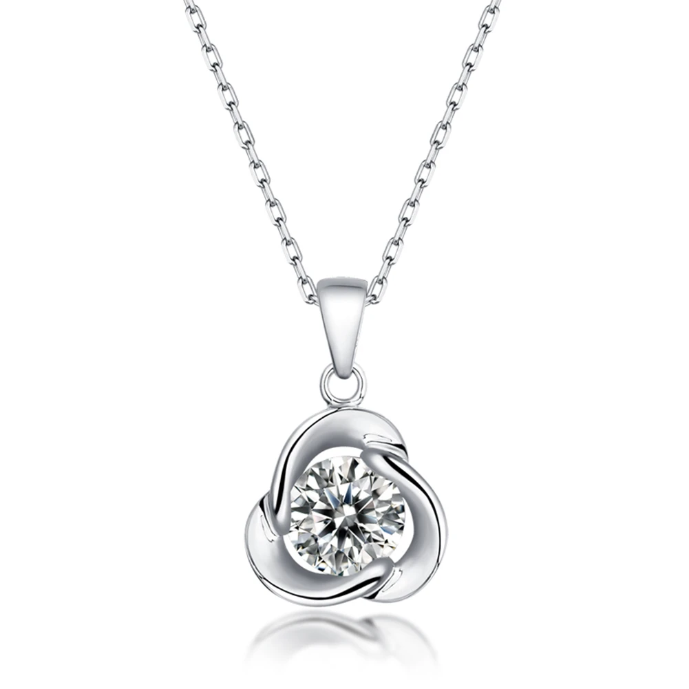 LUNARIEEN Genuine 100% 925 Sterling Silver Necklace for Women Classic Flower Shape Moissanite Necklace High Quality Jewelry Gift
LUNARIEEN Genuine 100% 925 Sterling Silver Necklace for Women Classic Flower Shape Moissanite Necklace High Quality Jewelry Gift
