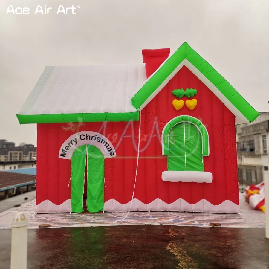 Custom 6x3m Giant Christmas Tent Inflatable Santa Grotto Red Christmas Village House/Holiday Inflatable Decorate Toy For Kids
Custom 6x3m Giant Christmas Tent Inflatable Santa Grotto Red Christmas Village House/Holiday Inflatable Decorate Toy For Kids