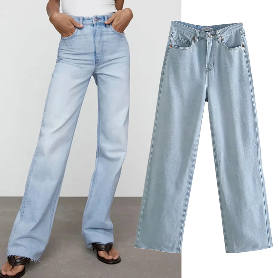 Jenny&Dave Wide Leg Jeans Ins Fashion Blogger Vintage High Street Loose Mom Jeans Woman High Waist Jeans Boyfriend For Women 
Jenny&Dave Wide Leg Jeans Ins Fashion Blogger Vintage High Street Loose Mom Jeans Woman High Waist Jeans Boyfriend For Women