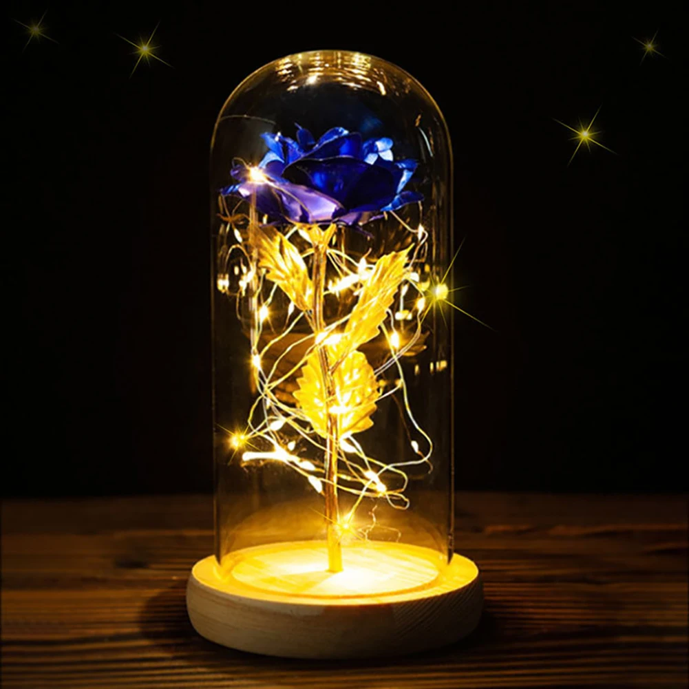 Beauty and Beast Romantic Eternal Light Rose Flower Glass Cover LED Battery Lamp Birthday Valentine's Day Mother Gift Decoration
Beauty and Beast Romantic Eternal Light Rose Flower Glass Cover LED Battery Lamp Birthday Valentine's Day Mother Gift Decoration