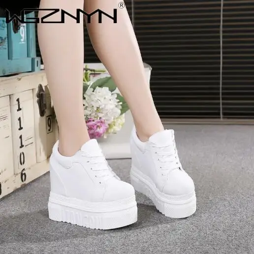 High Quality Women Sneakers Tenis Feminino Casual Platform Trainers White Shoes Wedges Breathable Woman Height Increasing Shoes
High Quality Women Sneakers Tenis Feminino Casual Platform Trainers White Shoes Wedges Breathable Woman Height Increasing Shoes