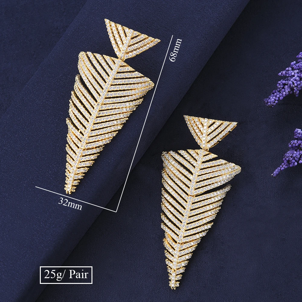 missvikki Dubai New Gothic Big Leaf Dangle Earrings For Women Bridal Wedding Girl Daily Party Luxury Noble Jewelry High Quality
missvikki Dubai New Gothic Big Leaf Dangle Earrings For Women Bridal Wedding Girl Daily Party Luxury Noble Jewelry High Quality