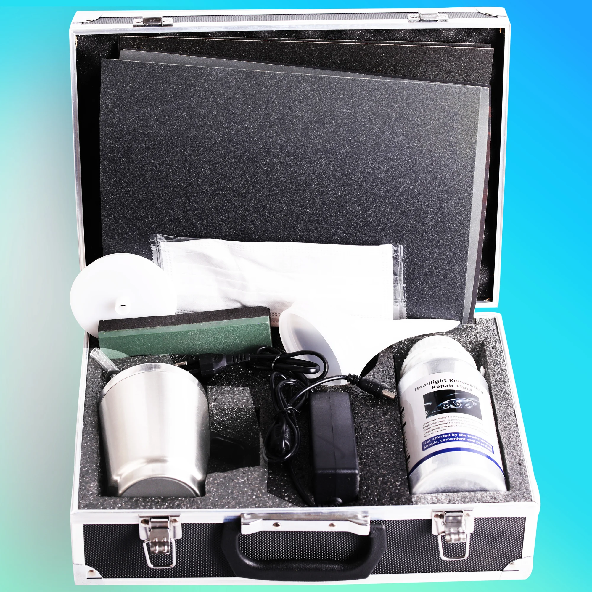 Automotive headlamp polishing, scratch repair kit, refurbished scratch free glass, hydrophobic coating, headlamp, 800g
Automotive headlamp polishing, scratch repair kit, refurbished scratch free glass, hydrophobic coating, headlamp, 800g