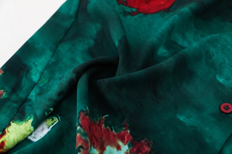 CHEERART Tie Dye Green Patchwork Red Short Sleeve Shirt Summer Loose Baggy Button Up Women Shirts Blouses 2020 Fashion
CHEERART Tie Dye Green Patchwork Red Short Sleeve Shirt Summer Loose Baggy Button Up Women Shirts Blouses 2020 Fashion