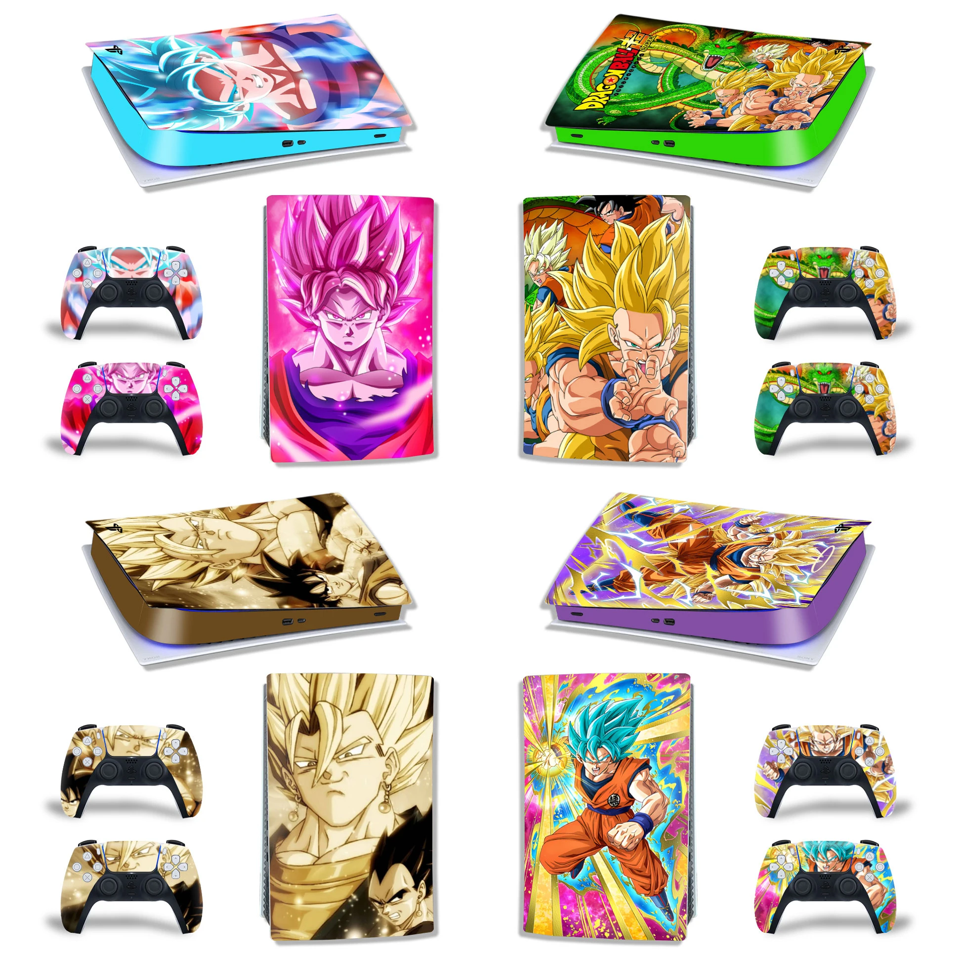 Anime Goku Vegeta PS5 Digital Edition Skin Sticker Decal for PlayStation 5 Console and 2 Controllers PS5 Skin Sticker Vinyl
Anime Goku Vegeta PS5 Digital Edition Skin Sticker Decal for PlayStation 5 Console and 2 Controllers PS5 Skin Sticker Vinyl