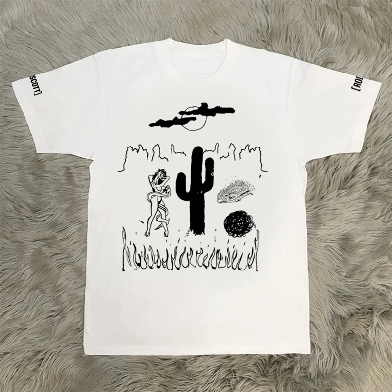Spring And Summer Trend Leader Travis Scott T-Shirt Men's And Women's High Quality Short Sleeve Travis Scott T-Shirt Black White
Spring And Summer Trend Leader Travis Scott T-Shirt Men's And Women's High Quality Short Sleeve Travis Scott T-Shirt Black White