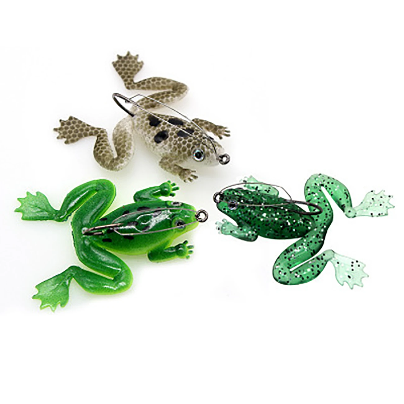 1pcs/lot 6cm/5g Fishing Lure Artificial Fishing Silicone Bait Frog Lure with Hook Soft Fishing Frog Lures fishing tackle 
1pcs/lot 6cm/5g Fishing Lure Artificial Fishing Silicone Bait Frog Lure with Hook Soft Fishing Frog Lures fishing tackle