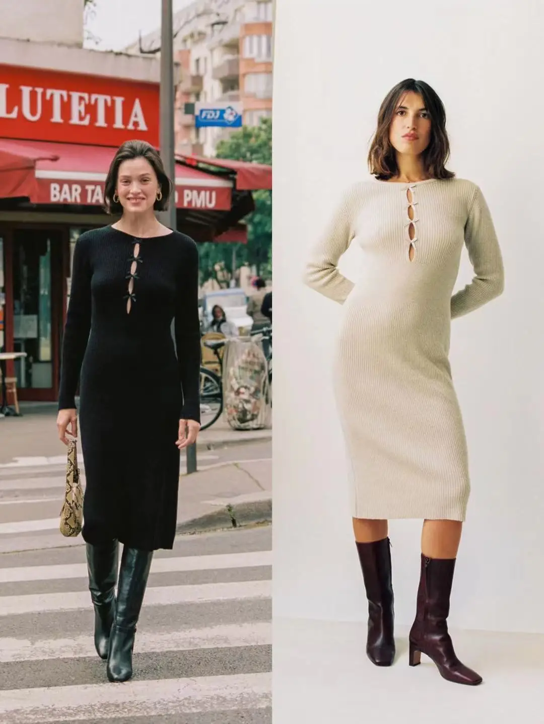 Women Dress Autumn/winter 2021 Vintage Hollowed-out Butterfly Design 100% Wool Knit
Women Dress Autumn/winter 2021 Vintage Hollowed-out Butterfly Design 100% Wool Knit