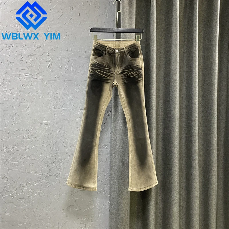 High waist Jeans Women Pocket Buttons Fashion Tie dye Denim Flare Pants Female Loose Long Trouser 2022 Spring Autumn New Jeans
High waist Jeans Women Pocket Buttons Fashion Tie dye Denim Flare Pants Female Loose Long Trouser 2022 Spring Autumn New Jeans