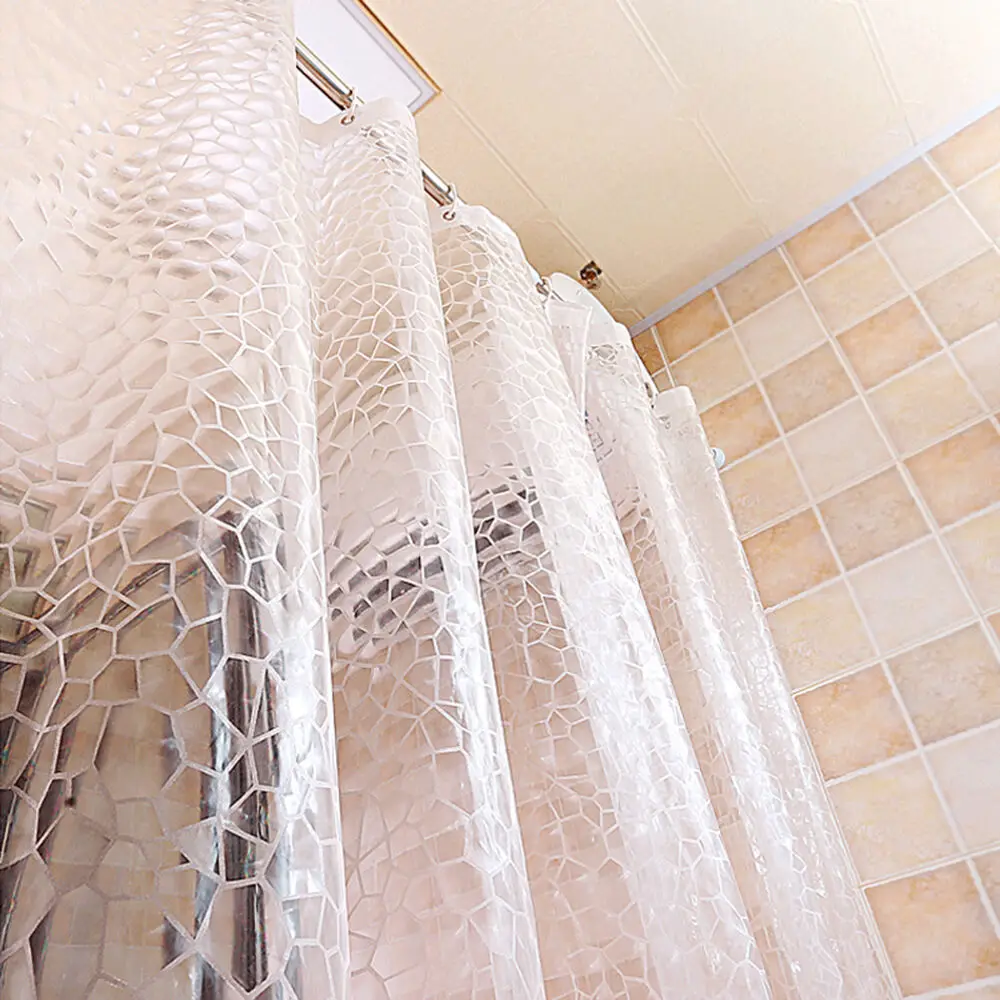 3D Water Effect Cube Design Bathroom Curtain Water Resistance Shower Curtain Fabric EVA Waterproof Bath Curtain douchette wc D30
3D Water Effect Cube Design Bathroom Curtain Water Resistance Shower Curtain Fabric EVA Waterproof Bath Curtain douchette wc D30