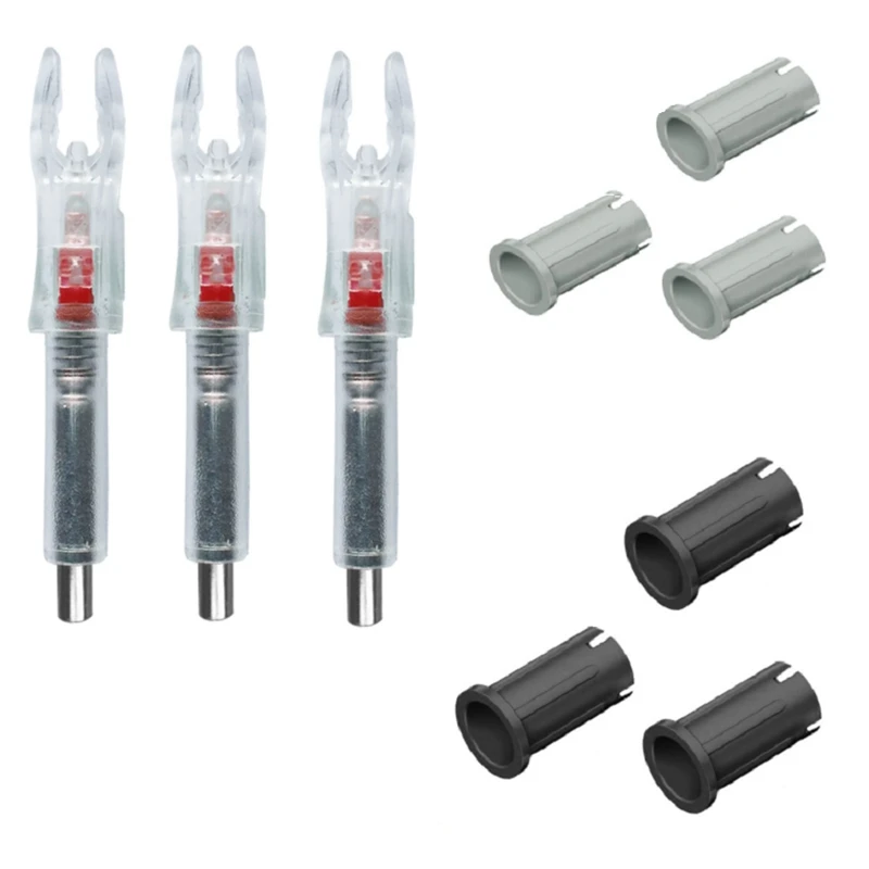 Automatically LED Lighted Nock Fits G, X, and S Series Arrows with 4.2mm/165 Inside Diameter with Conversion Ring
Automatically LED Lighted Nock Fits G, X, and S Series Arrows with 4.2mm/165 Inside Diameter with Conversion Ring