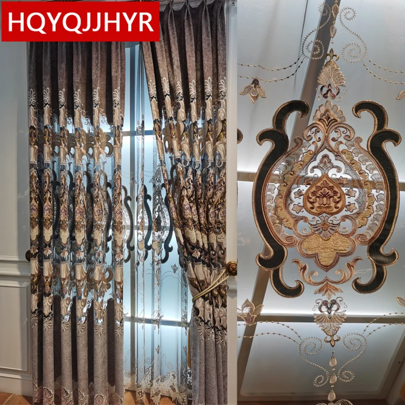 Высококачественные вышитые шторы для спальни, окон, гостиной, квартиры в европейском и американском стиле
Высококачественные вышитые шторы для спальни, окон, гостиной, квартиры в европейском и американском стиле