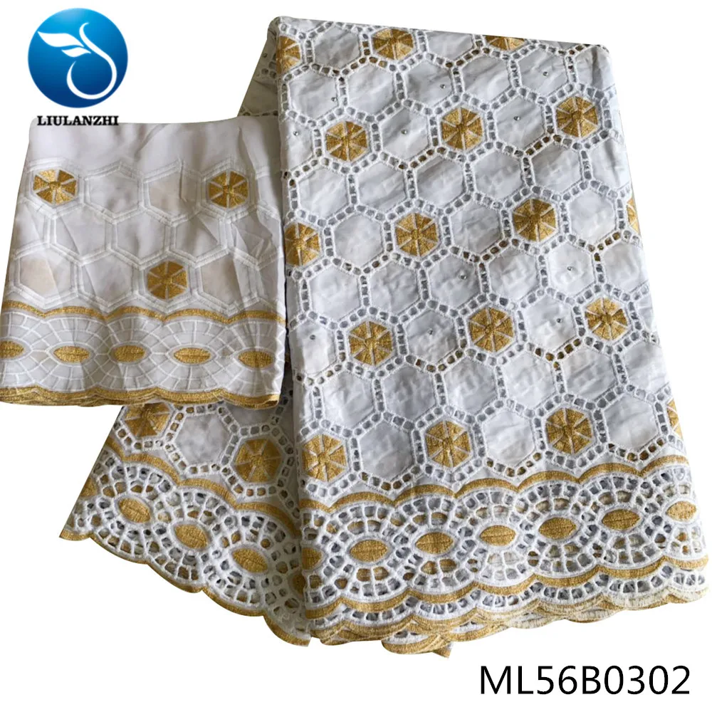 LIULANZHI High Quality Embroidery Bazin Riche African Riche Cotton Fabric with Scarf 7 yards for Adress ML56B03
LIULANZHI High Quality Embroidery Bazin Riche African Riche Cotton Fabric with Scarf 7 yards for Adress ML56B03