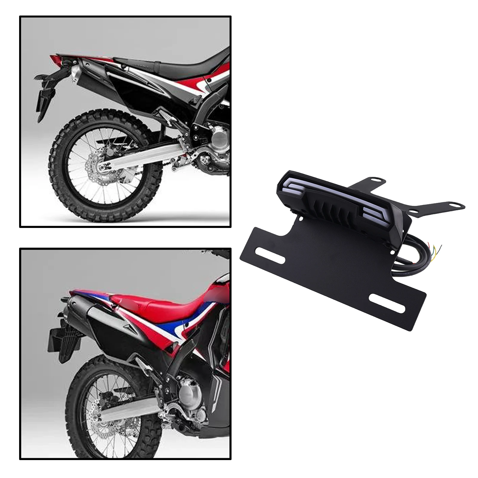 LED Tail Light Turn Signal Blinker Lamp Registration License Plate Holder For HONDA CRF250L/M 2013-2020
LED Tail Light Turn Signal Blinker Lamp Registration License Plate Holder For HONDA CRF250L/M 2013-2020