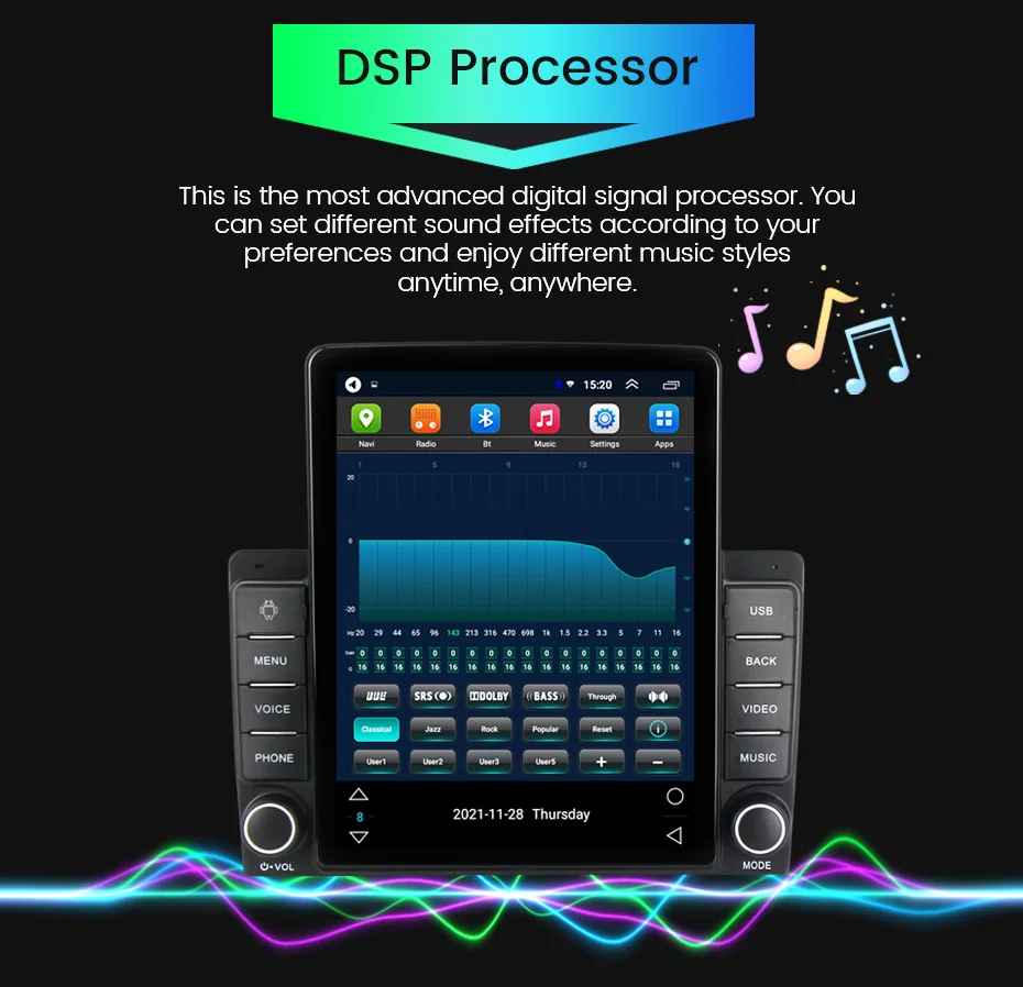 Автомагнитола DSP Android мультимедийный видеоплеер для JAC Refine M4 2016 2017 2018 стерео аудио