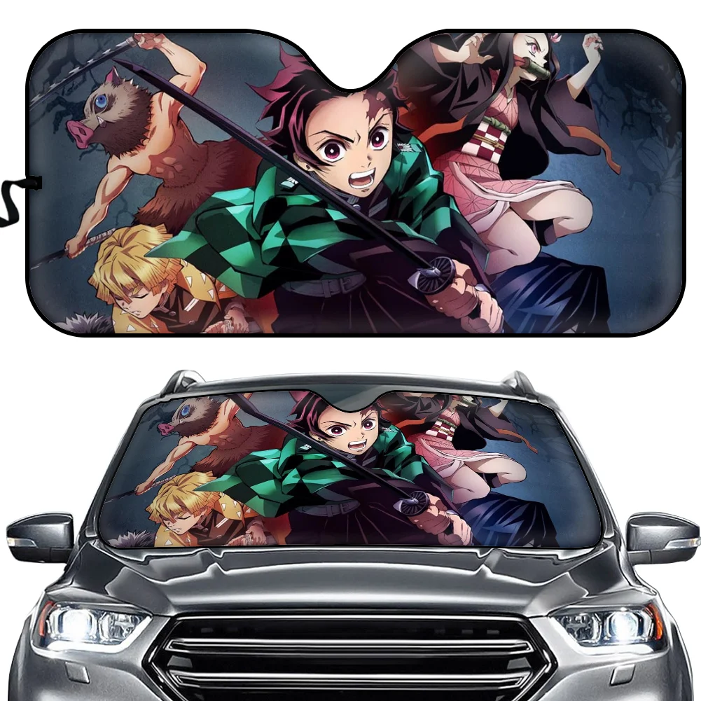 Front Window Cover Aime Demon Slayer Design Auto Windscreen Shade Car Sun Protection Sunshades Auto Accessories Universal Fit
Front Window Cover Aime Demon Slayer Design Auto Windscreen Shade Car Sun Protection Sunshades Auto Accessories Universal Fit