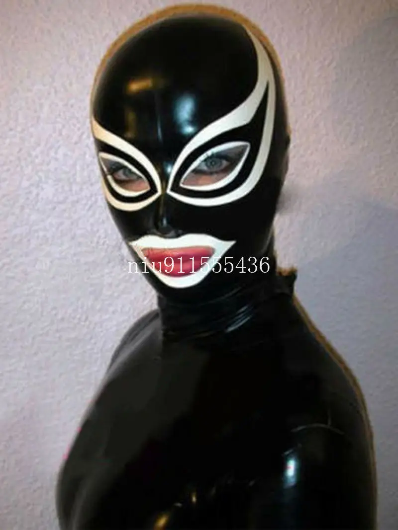 New Hot Sale Latex Hood with Open Big Eyes Back Zip Fetish Hood Mask for Face Women
New Hot Sale Latex Hood with Open Big Eyes Back Zip Fetish Hood Mask for Face Women