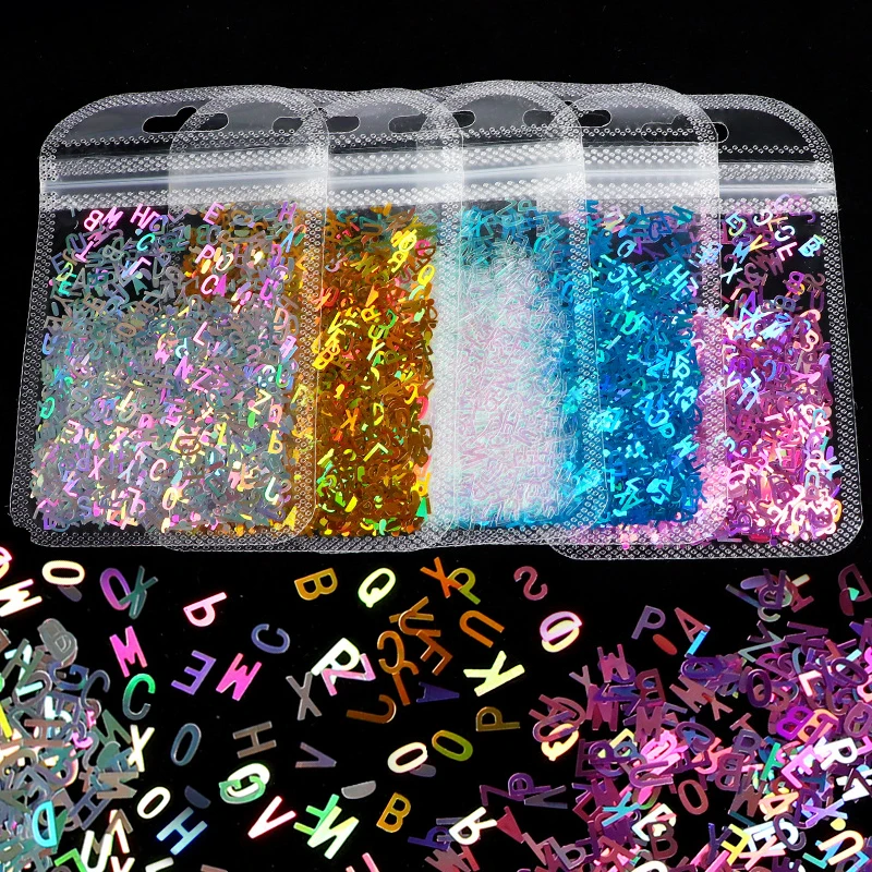 Glitter Flakes Letter Sequins Alphabet Sequins Flakes for Epoxy Resin Mold Clay Slime Filling Nail Art Handmade Craft Making DIY
Glitter Flakes Letter Sequins Alphabet Sequins Flakes for Epoxy Resin Mold Clay Slime Filling Nail Art Handmade Craft Making DIY
