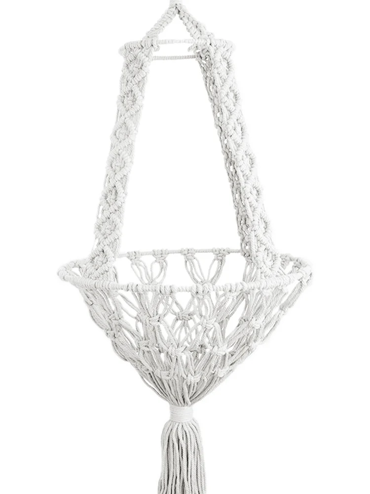 Ins Style Cotton Rope Woven Cat Hammock Macrame Safe Hanging Nest Swing For Small Pet Decorative Bed Practical | Дом и сад