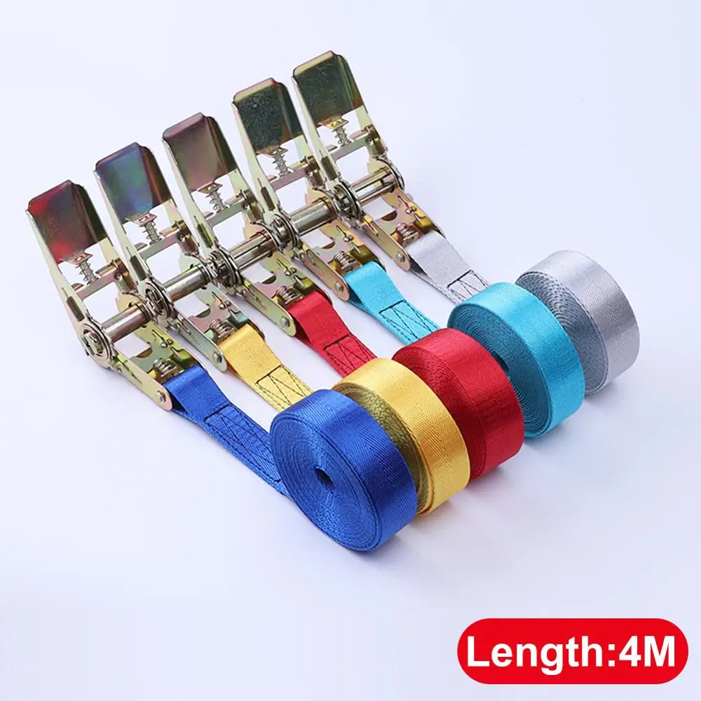 4 Meter Car Motorcycle Cargo Strap Tension Rope Tie Down Strap Strong Ratchet Belt for Luggage Bag Lashing Rope elastic bands
4 Meter Car Motorcycle Cargo Strap Tension Rope Tie Down Strap Strong Ratchet Belt for Luggage Bag Lashing Rope elastic bands