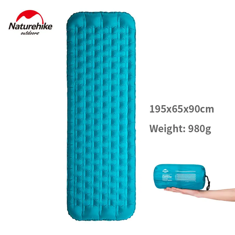 Naturehike 20D TPU Thicken 9CM Camping Air Bed Double Valve Inflatable Mat Ultralight Egg Nest Portable Inflatable Travel Tent 
Naturehike 20D TPU Thicken 9CM Camping Air Bed Double Valve Inflatable Mat Ultralight Egg Nest Portable Inflatable Travel Tent